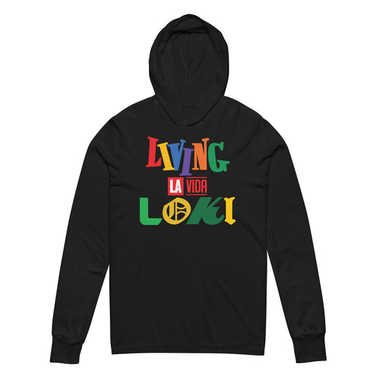 Living La Vida Hooded long-sleeve tee