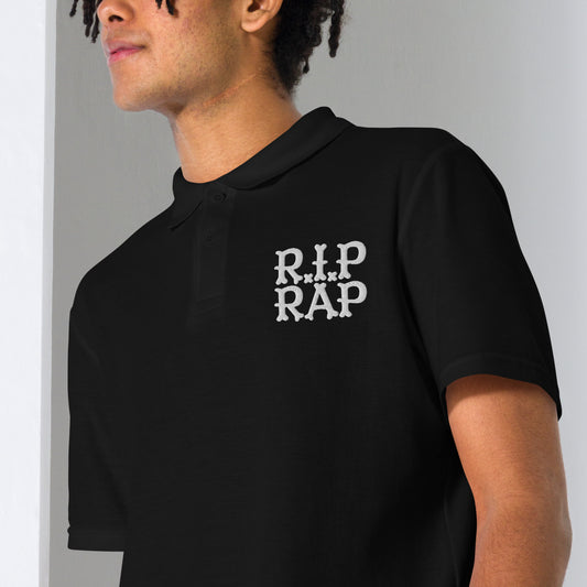 R.IP RAP Unisex pique polo shirt