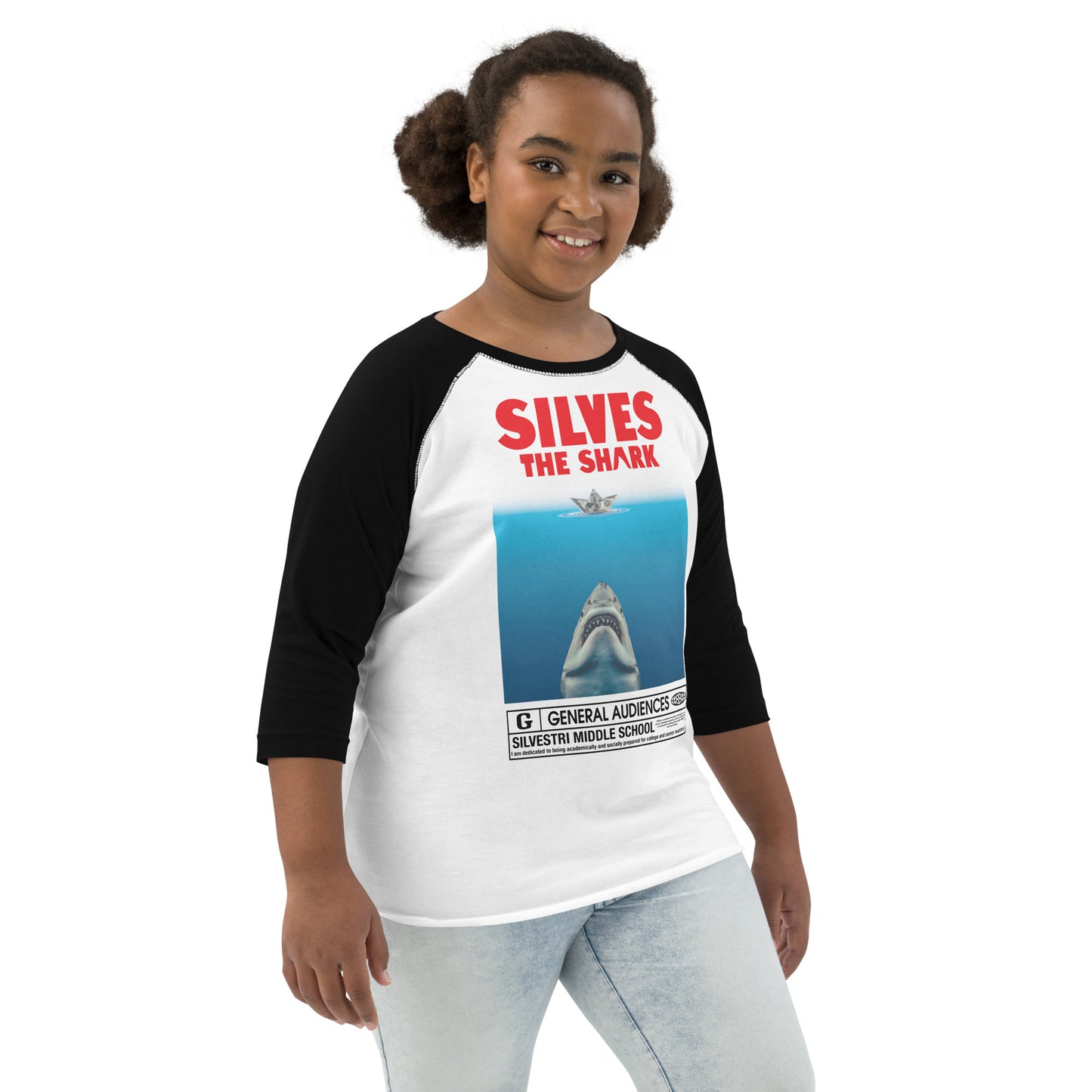 SHARK GOALS Youth baseball shirt