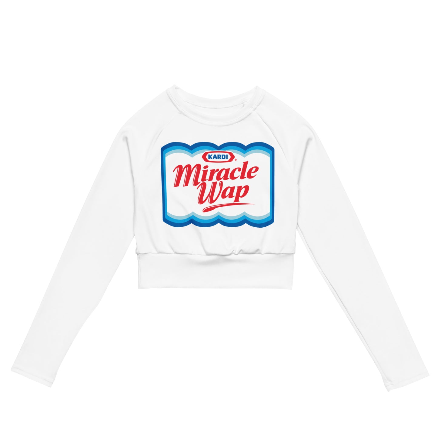 W.A.P Recycled long-sleeve crop top