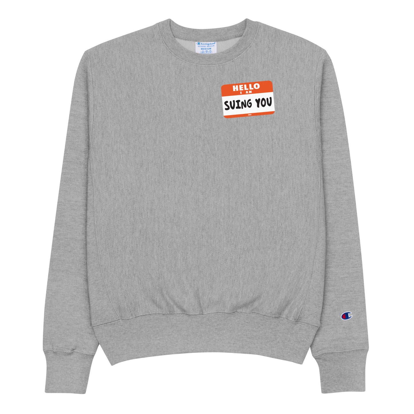 HELLO I AM Champion Sweatshirt