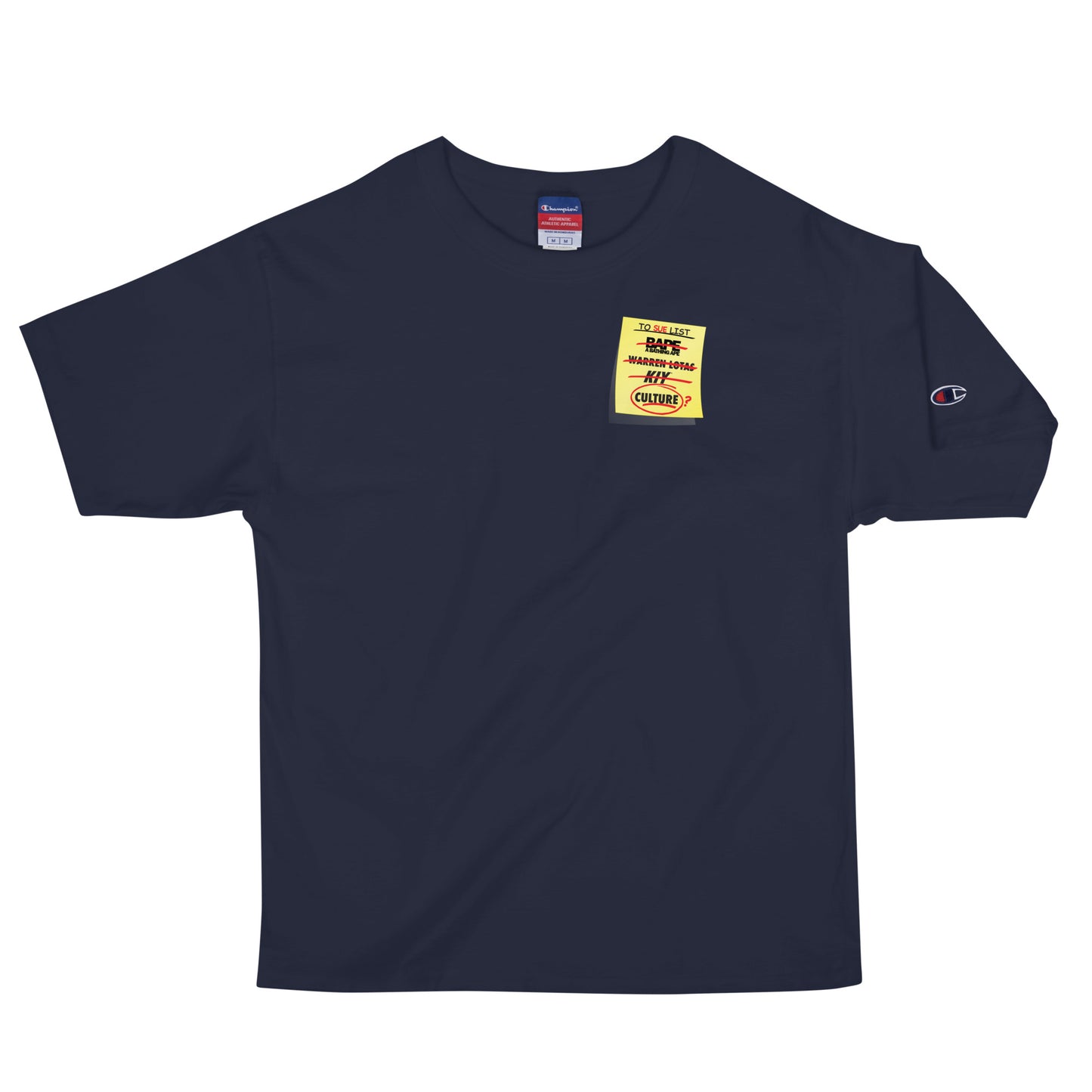 SUE ME POST IT Men's Champion T-Shirt