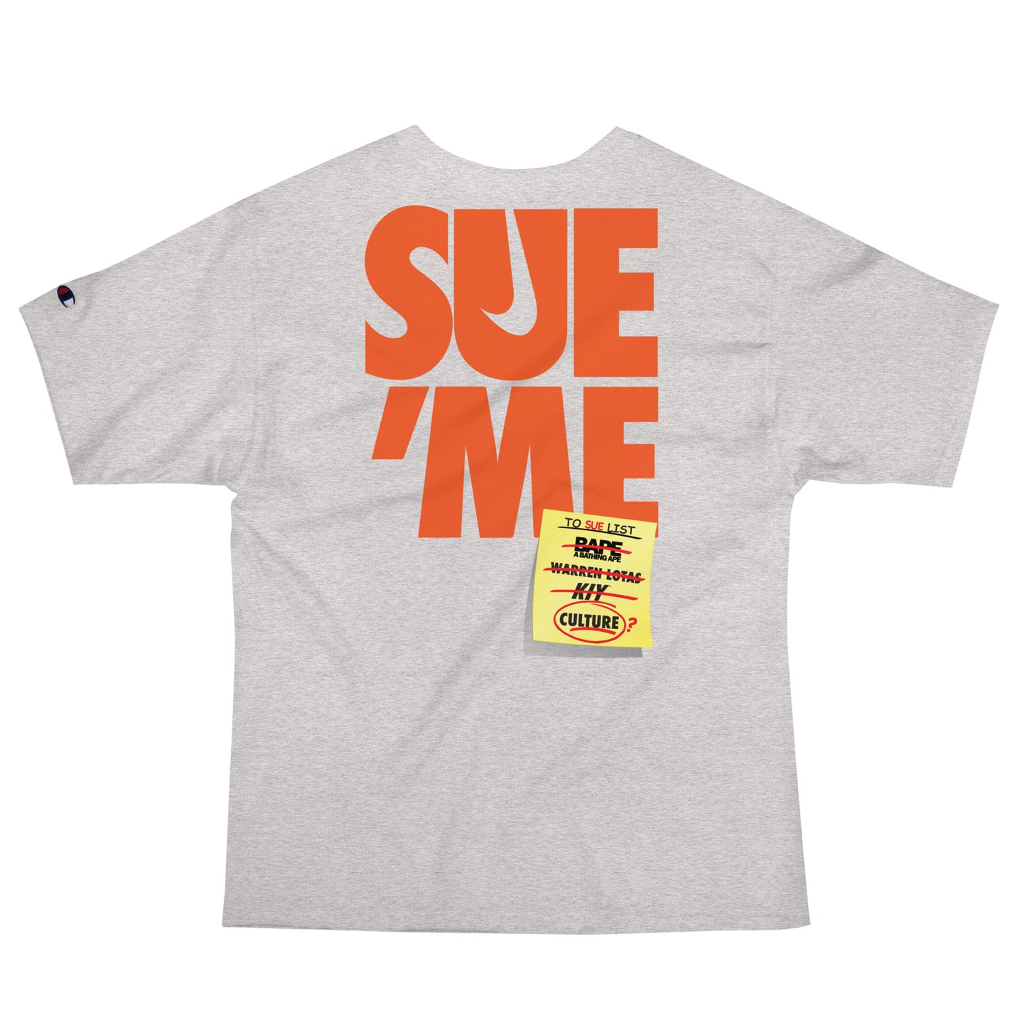 SUE ME POST IT Men's Champion T-Shirt