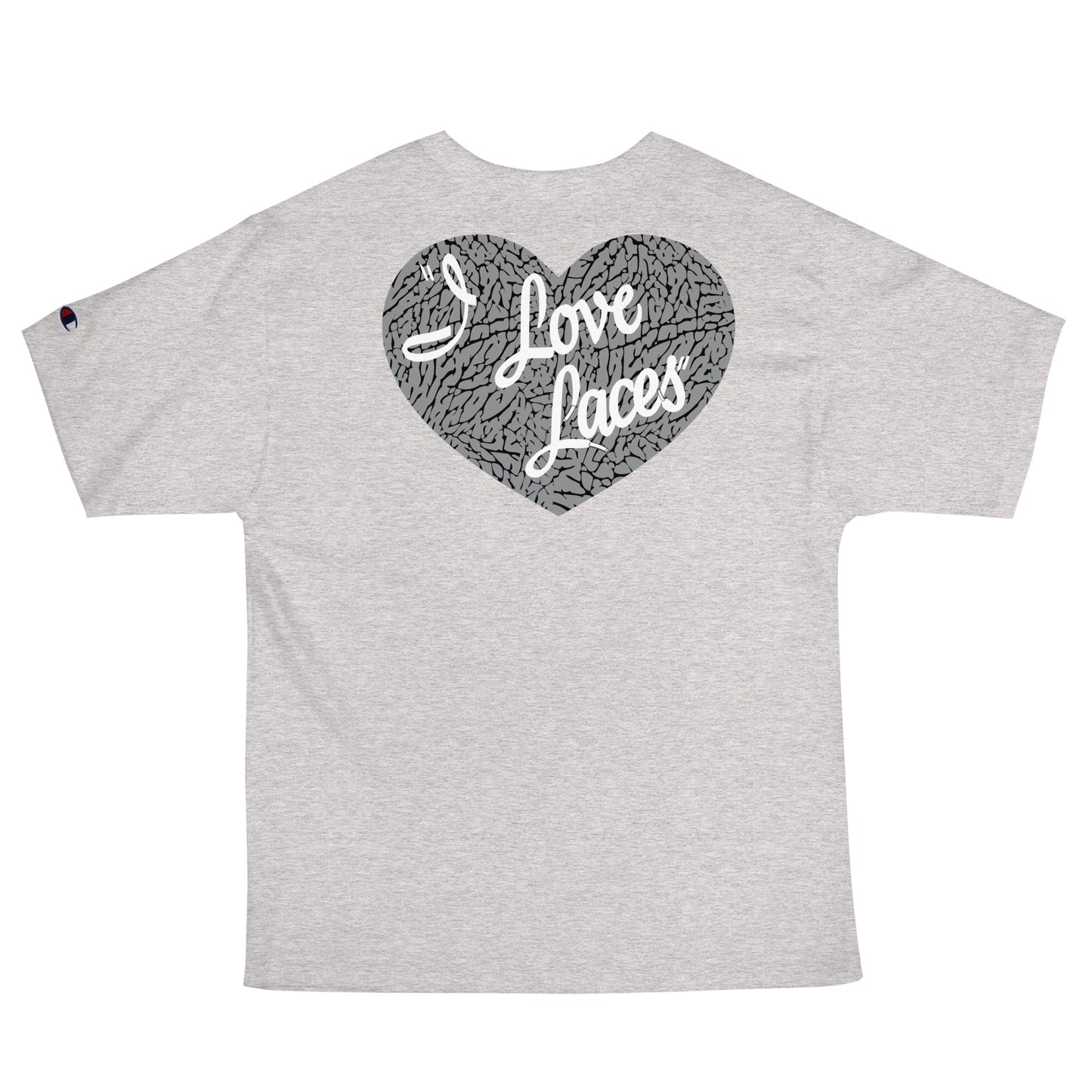 I Love Laces Men's Champion T-Shirt
