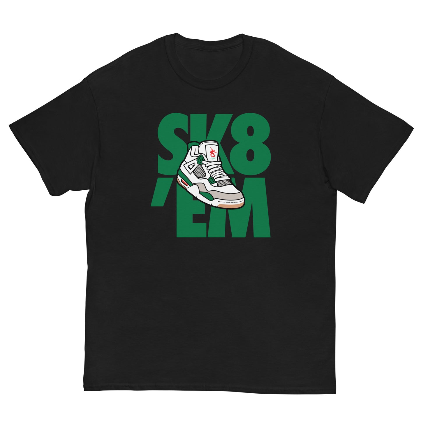 Sk8'Em (green text) Men's classic tee