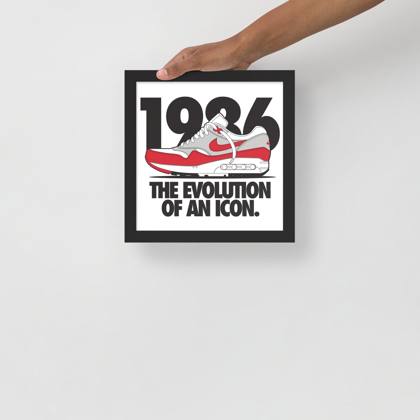 1986 Framed photo paper poster