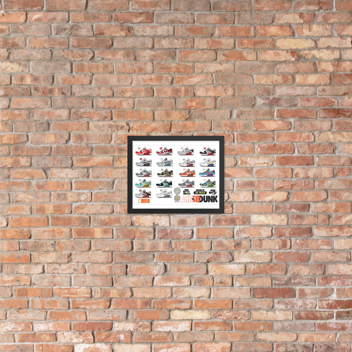 AIR+SB Framed photo paper poster