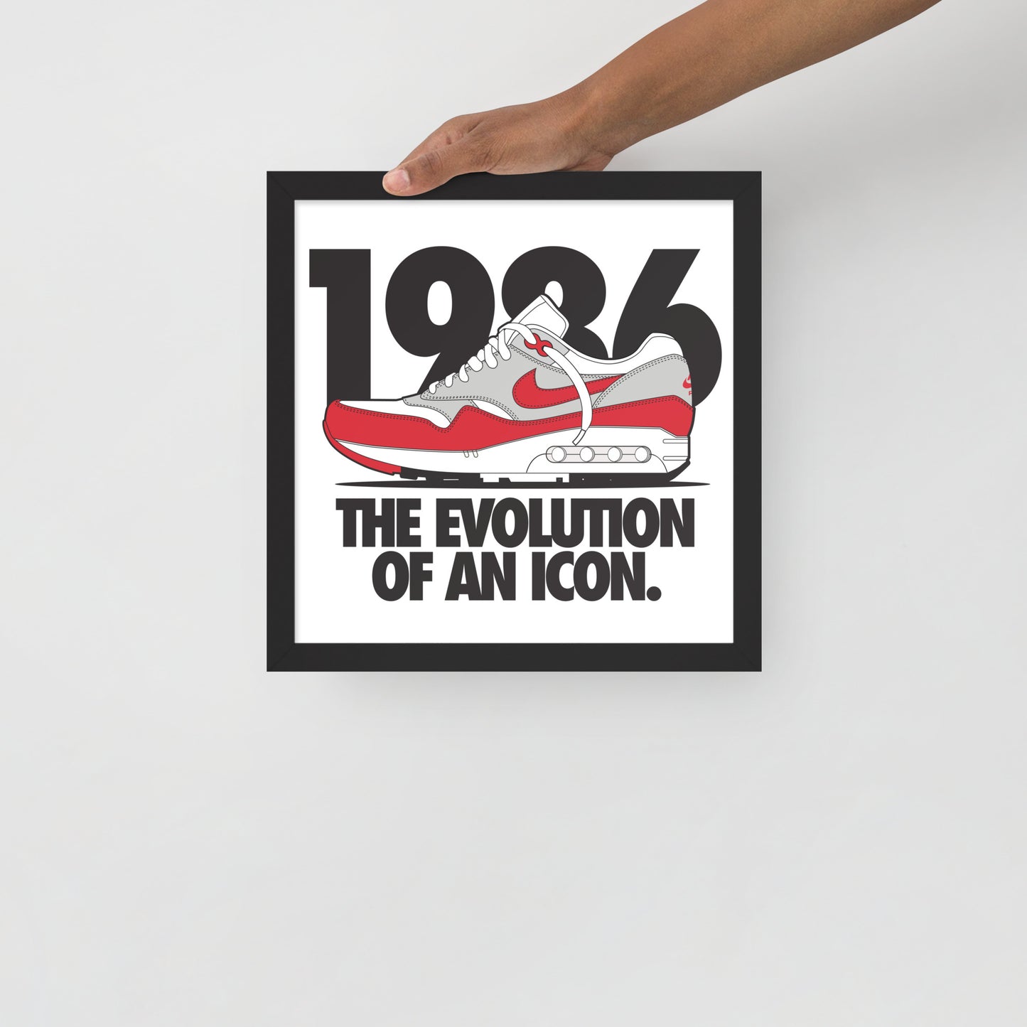 1986 Framed photo paper poster