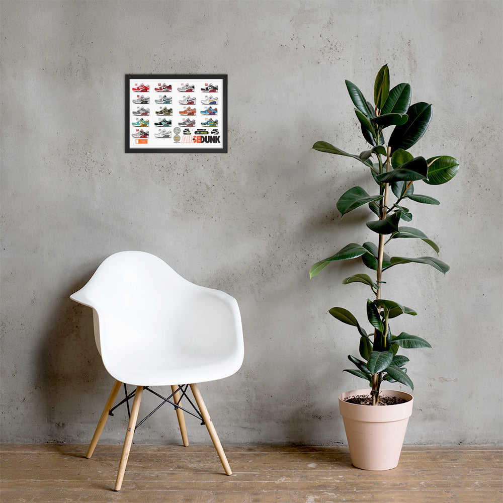 AIR+SB Framed photo paper poster