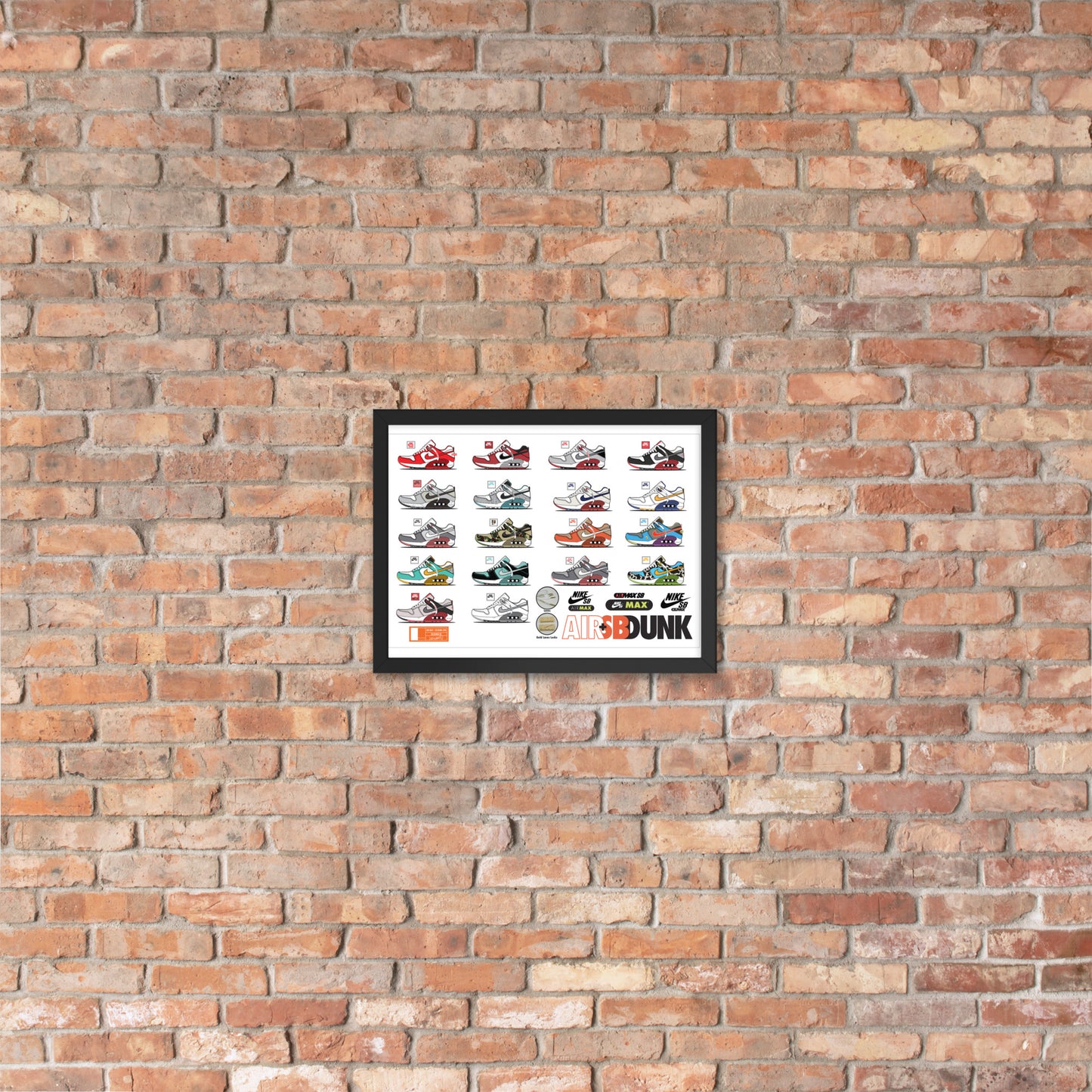 AIR+SB Framed photo paper poster