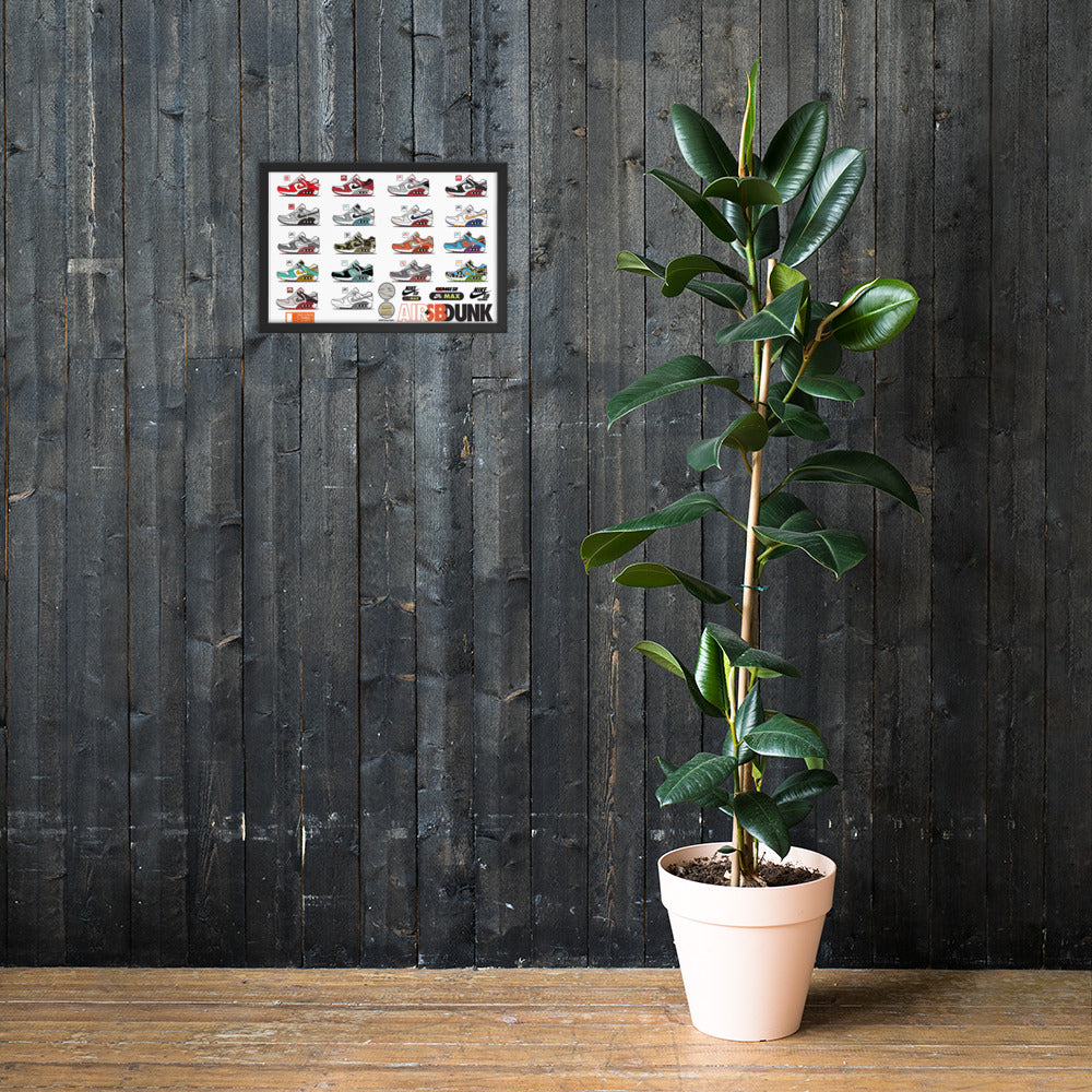AIR+SB Framed photo paper poster