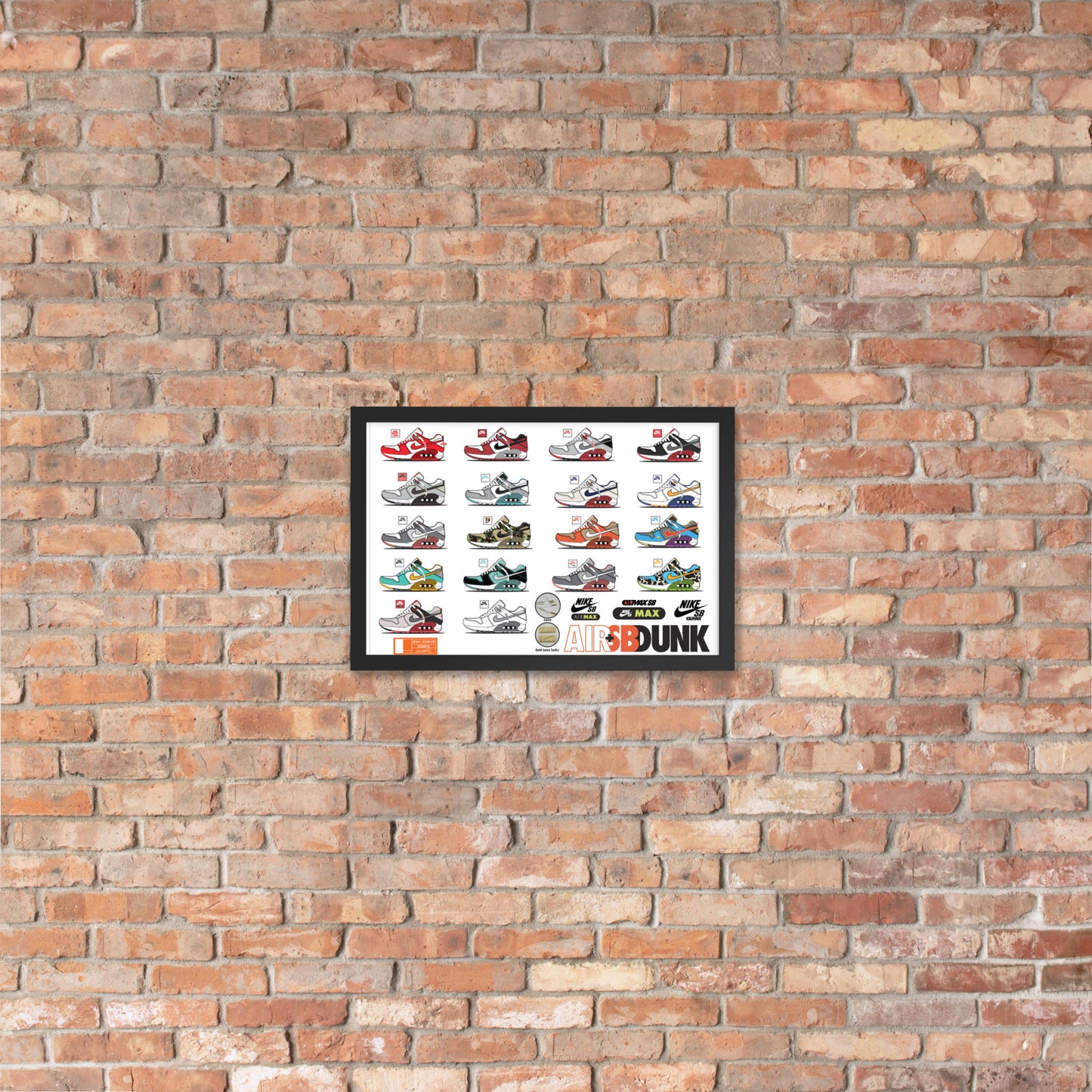 AIR+SB Framed photo paper poster