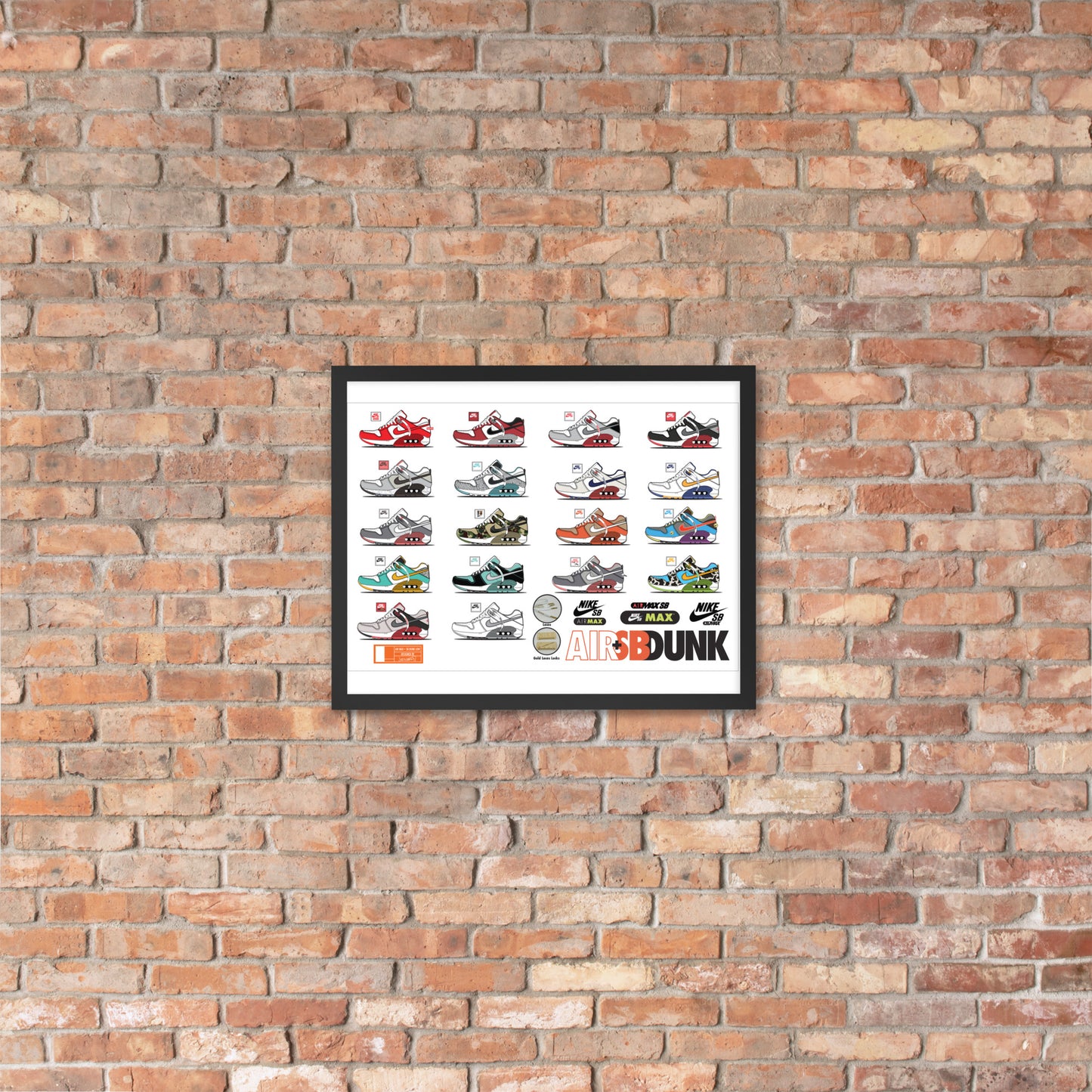 AIR+SB Framed photo paper poster