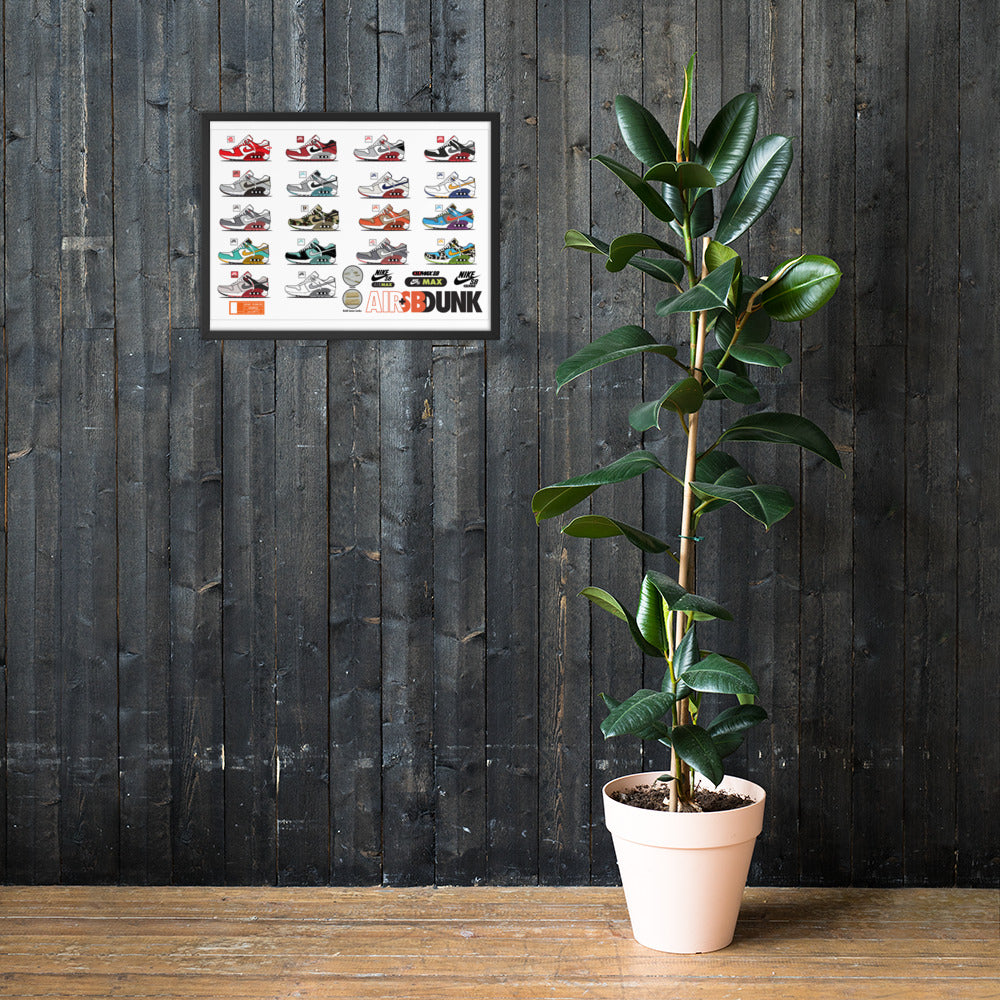 AIR+SB Framed photo paper poster