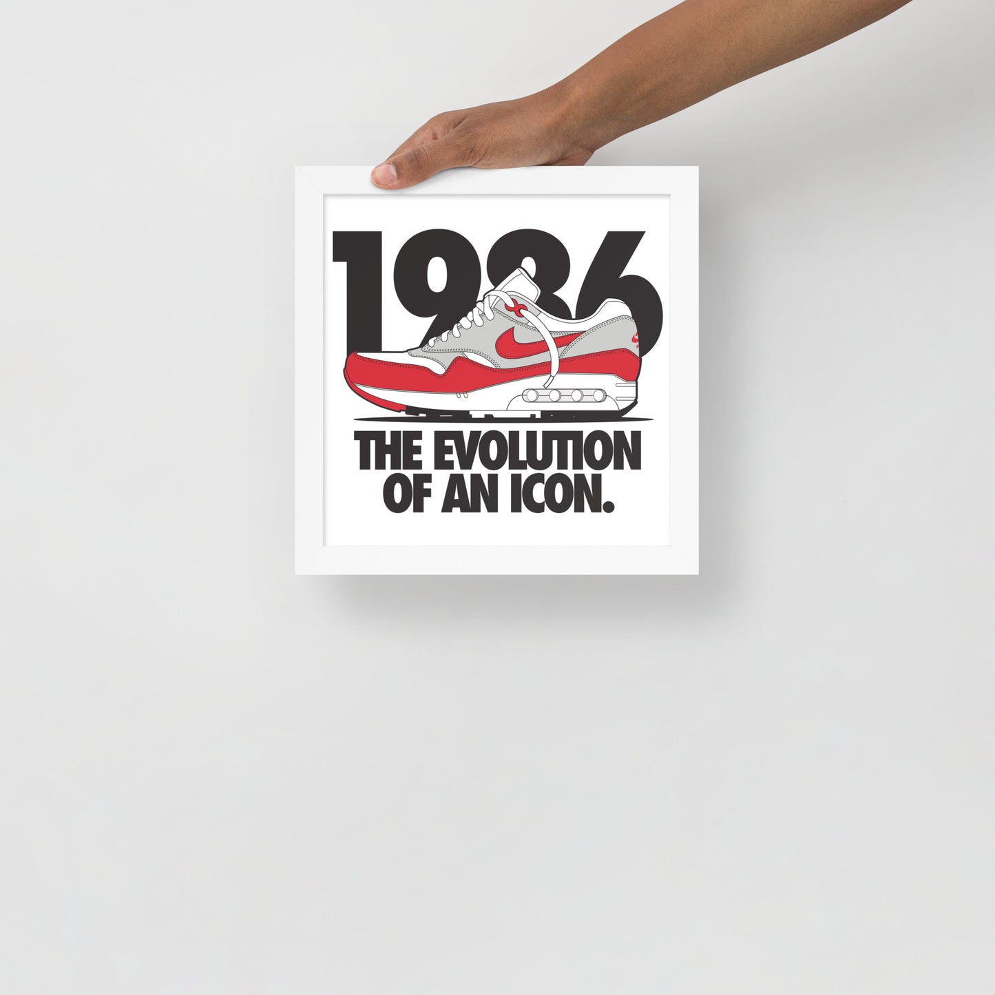 1986 Framed photo paper poster