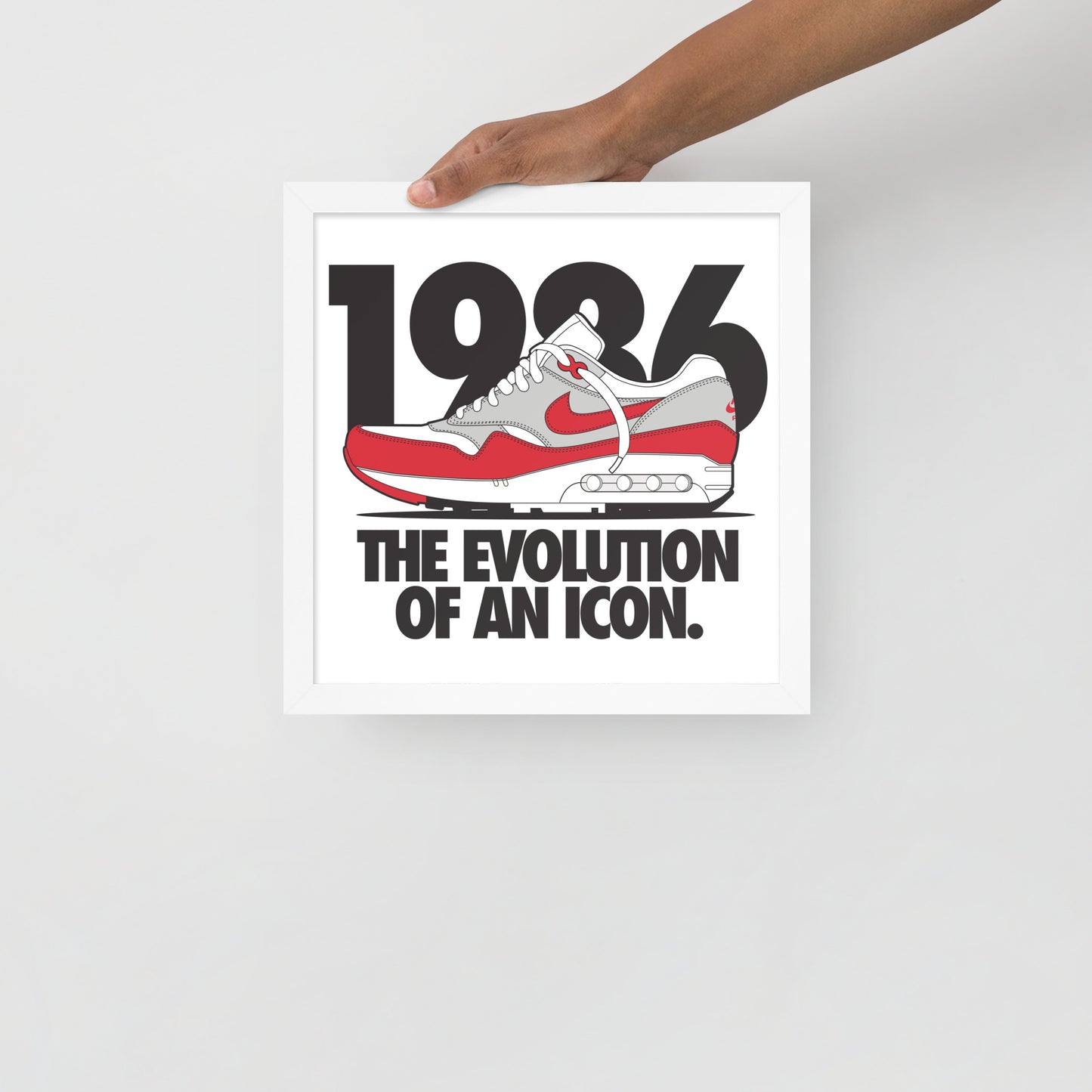 1986 Framed photo paper poster