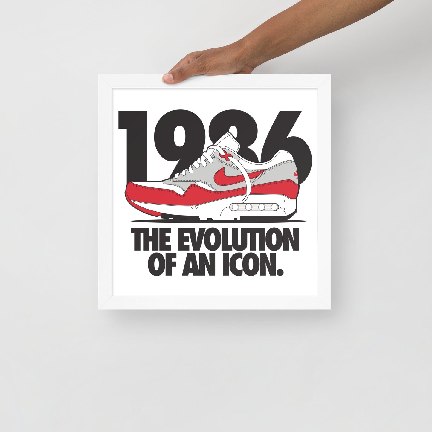 1986 Framed photo paper poster