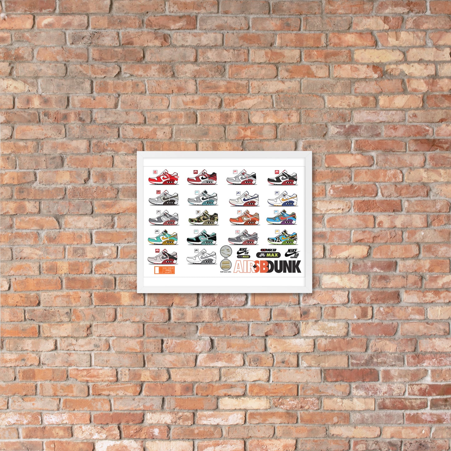 AIR+SB Framed photo paper poster