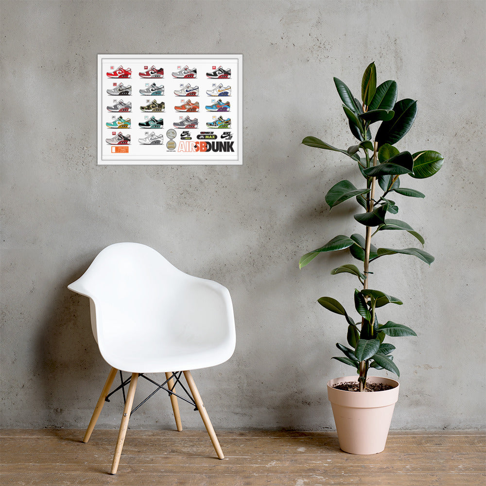 AIR+SB Framed photo paper poster