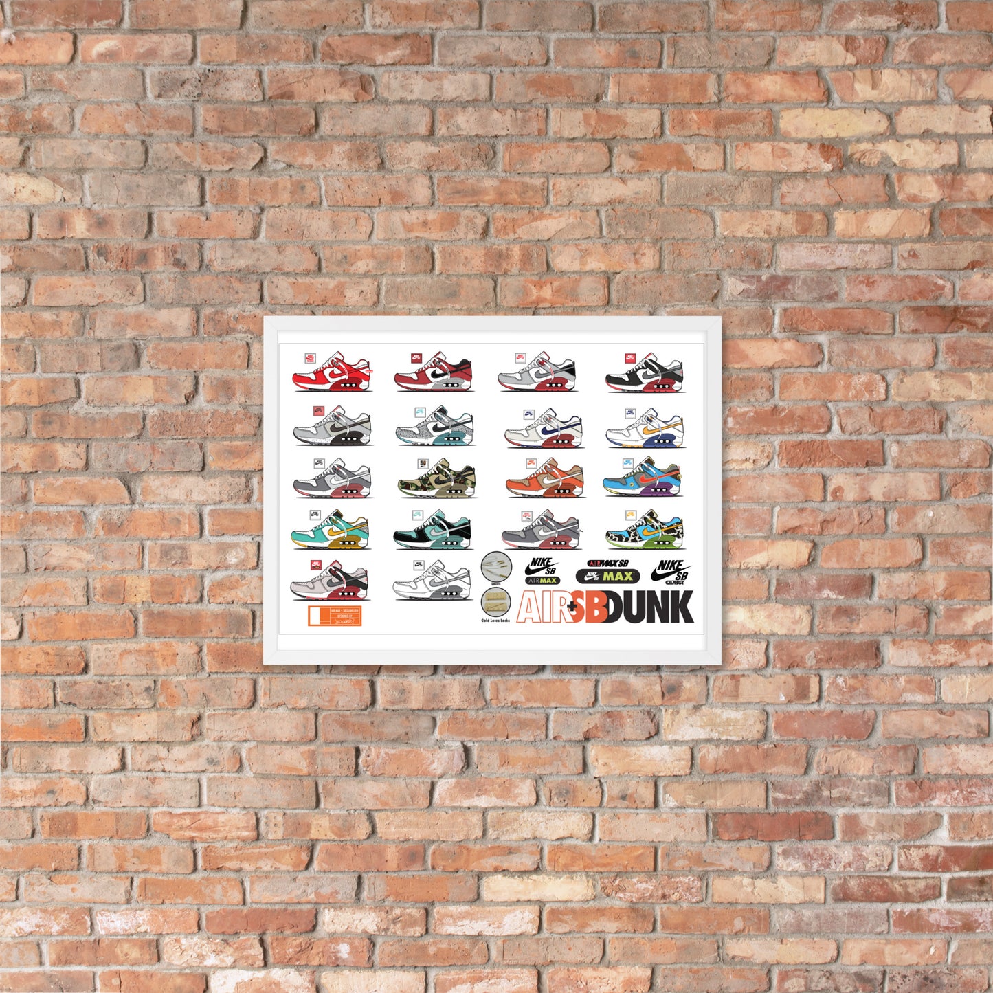 AIR+SB Framed photo paper poster