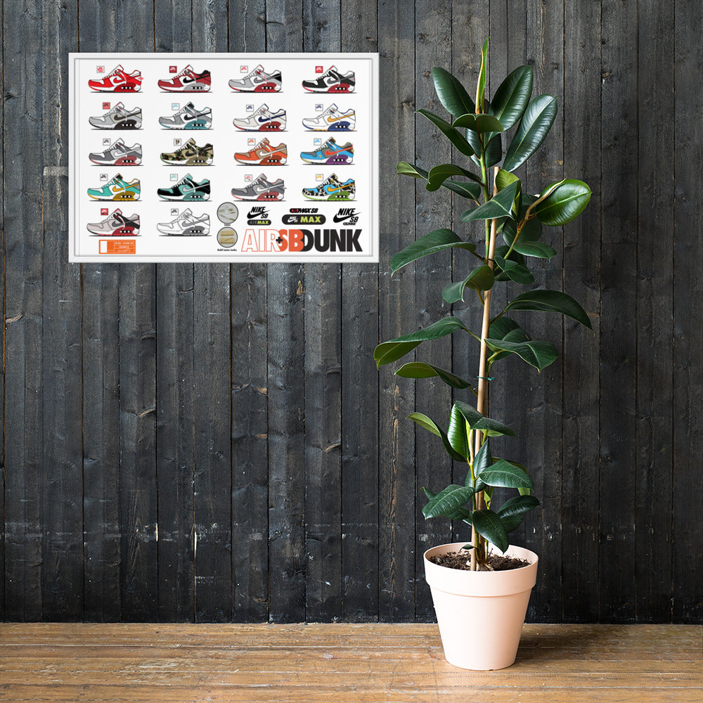 AIR+SB Framed photo paper poster