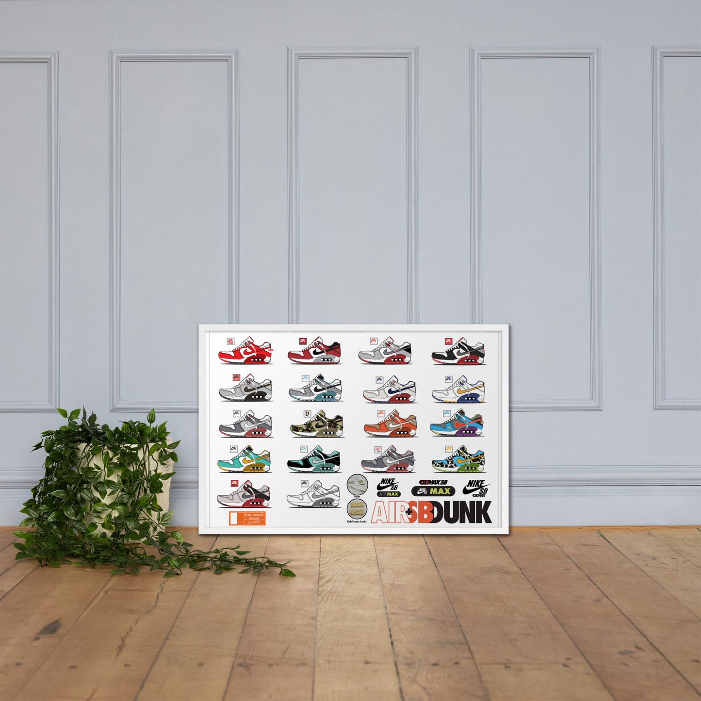 AIR+SB Framed photo paper poster