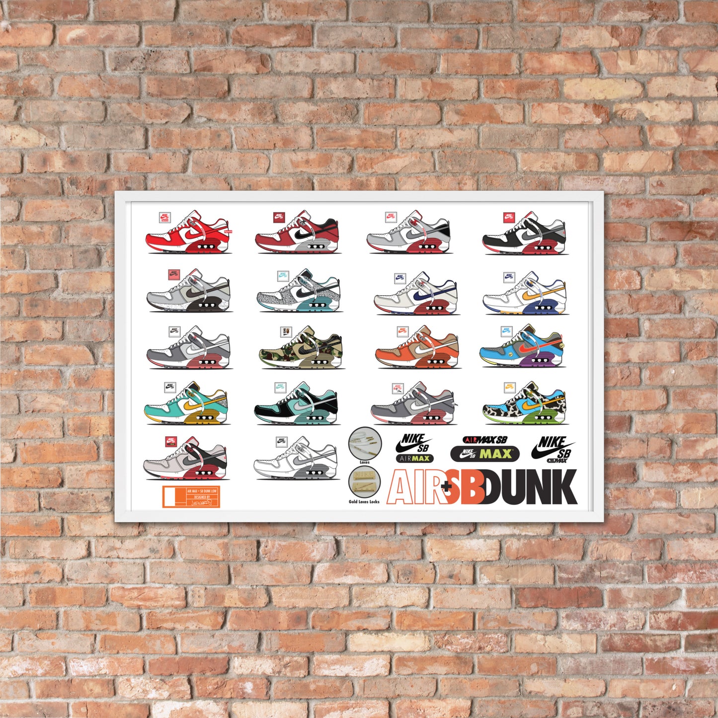 AIR+SB Framed photo paper poster