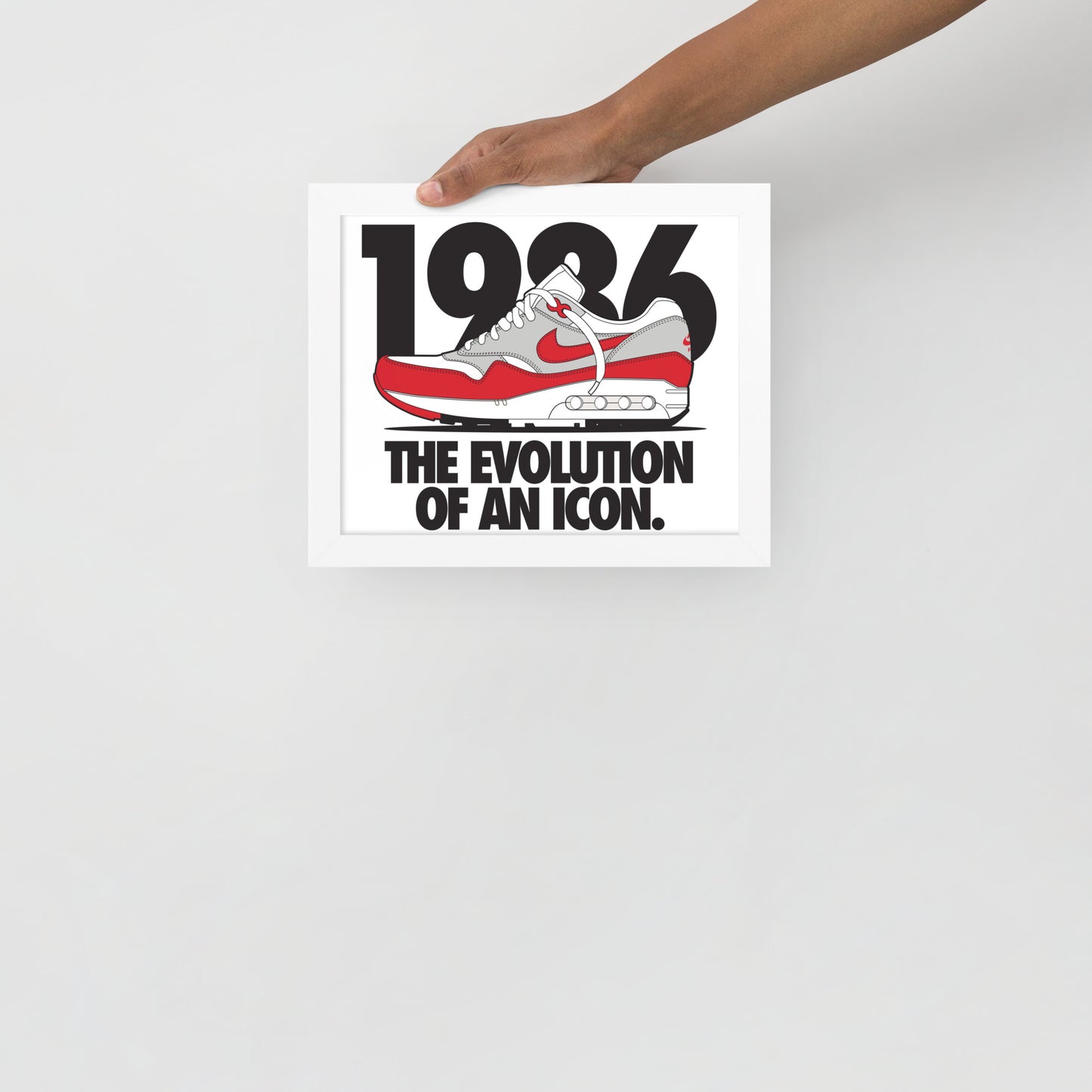 1986 Framed photo paper poster