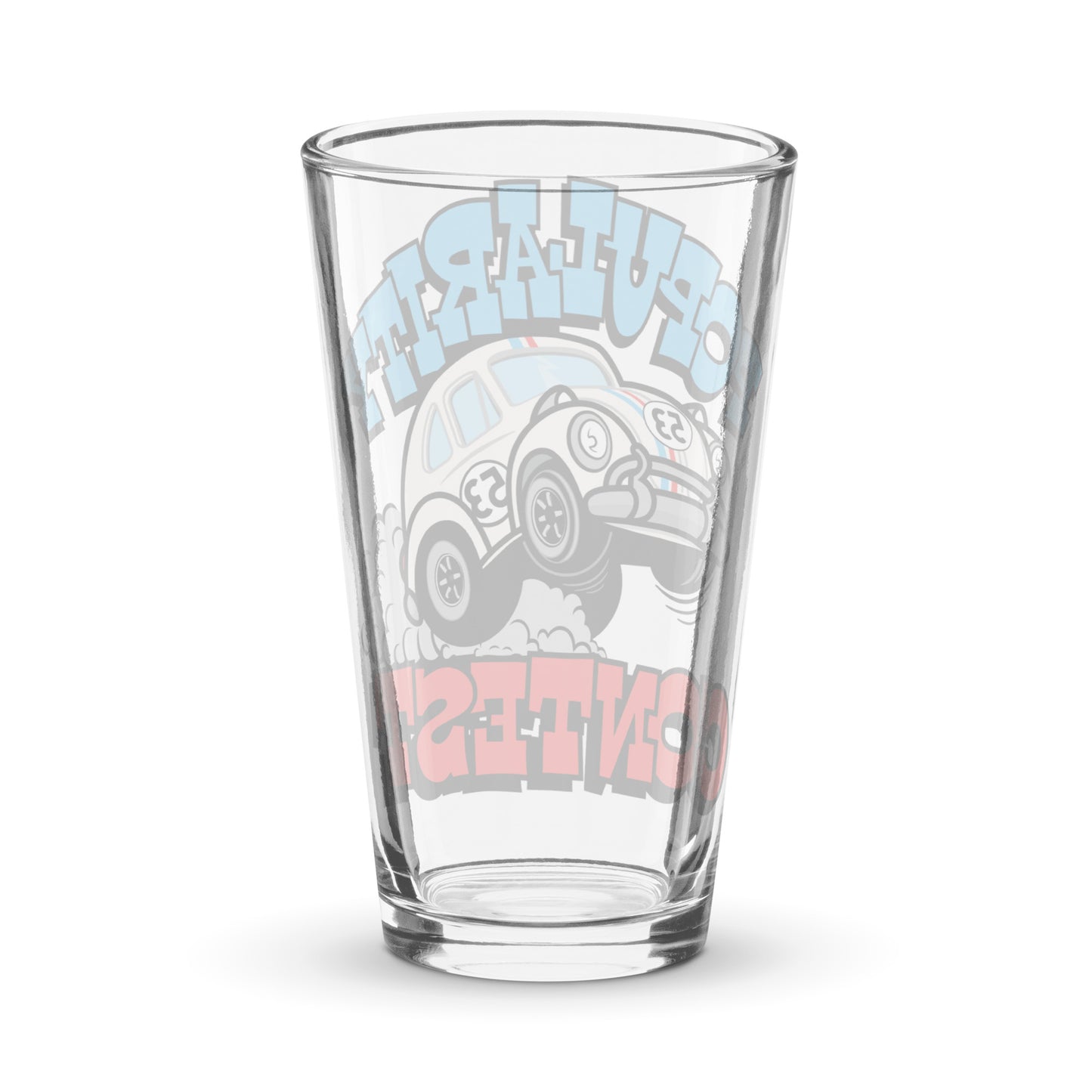 Popularuty Contest Shaker pint glass
