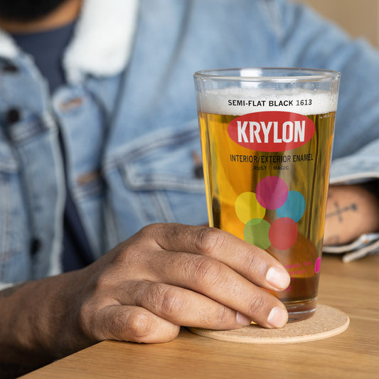 Paint Drunk Shaker pint glass