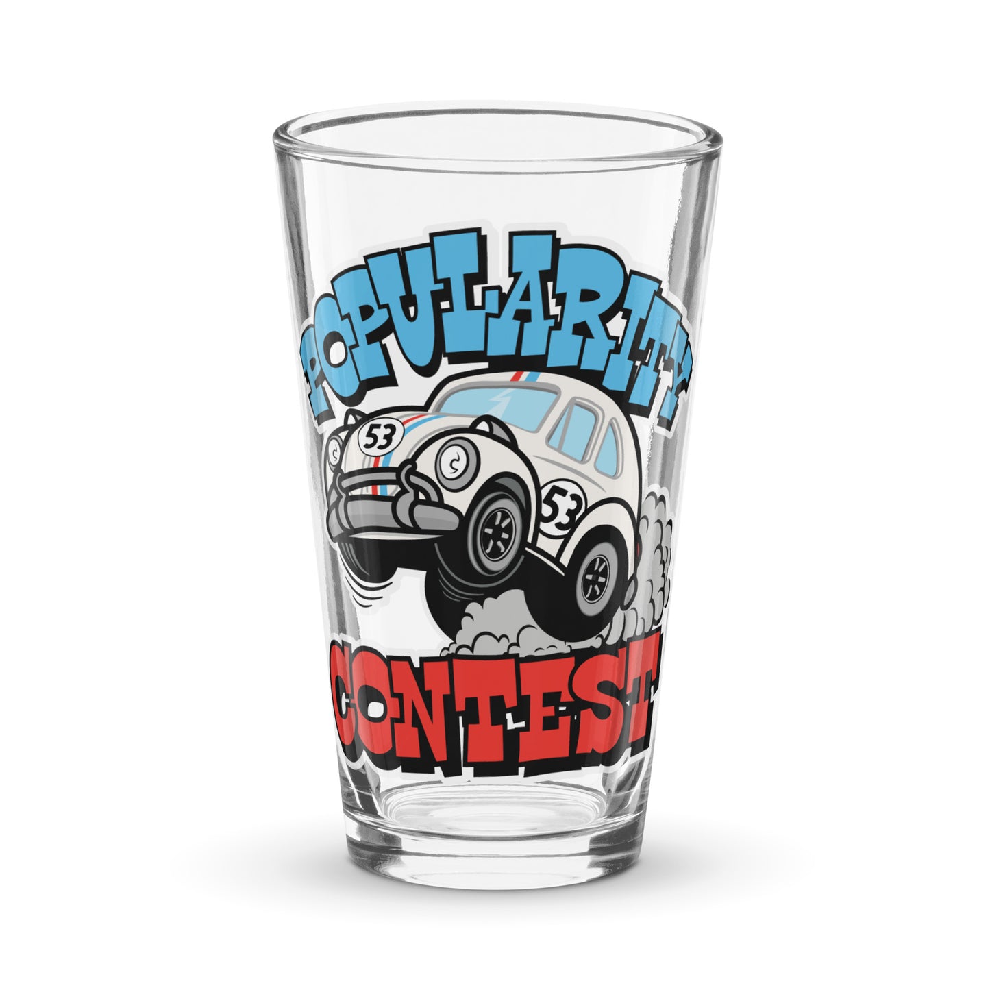 Popularuty Contest Shaker pint glass