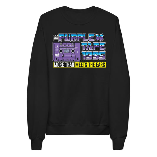 Purple Tape Unisex fleece sweatshirt