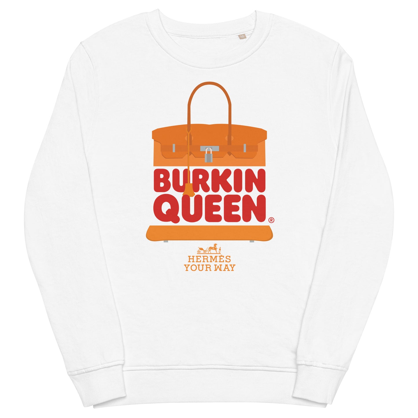 Burkin Queen Unisex organic sweatshirt