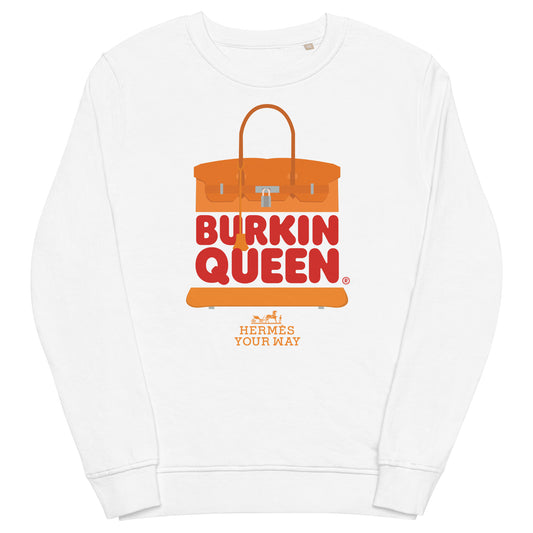 Burkin Queen Unisex organic sweatshirt